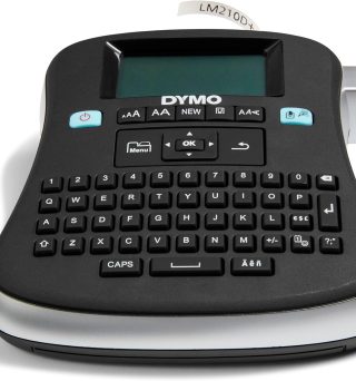 DYMO Desktop Label Maker | LabelManager 210D All-Purpose Portable Label Maker, Easy-to-Use, One-Touch Smart Keys, QWERTY Keyboard, Large Display, For Home & Office Organization