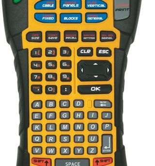 DYMO Industrial Label Maker Rhino 5200 Label Maker Time-Saving Hot Keys Prints Fast Durable For Job Sites and Heavy-Duty Labeling Jobs